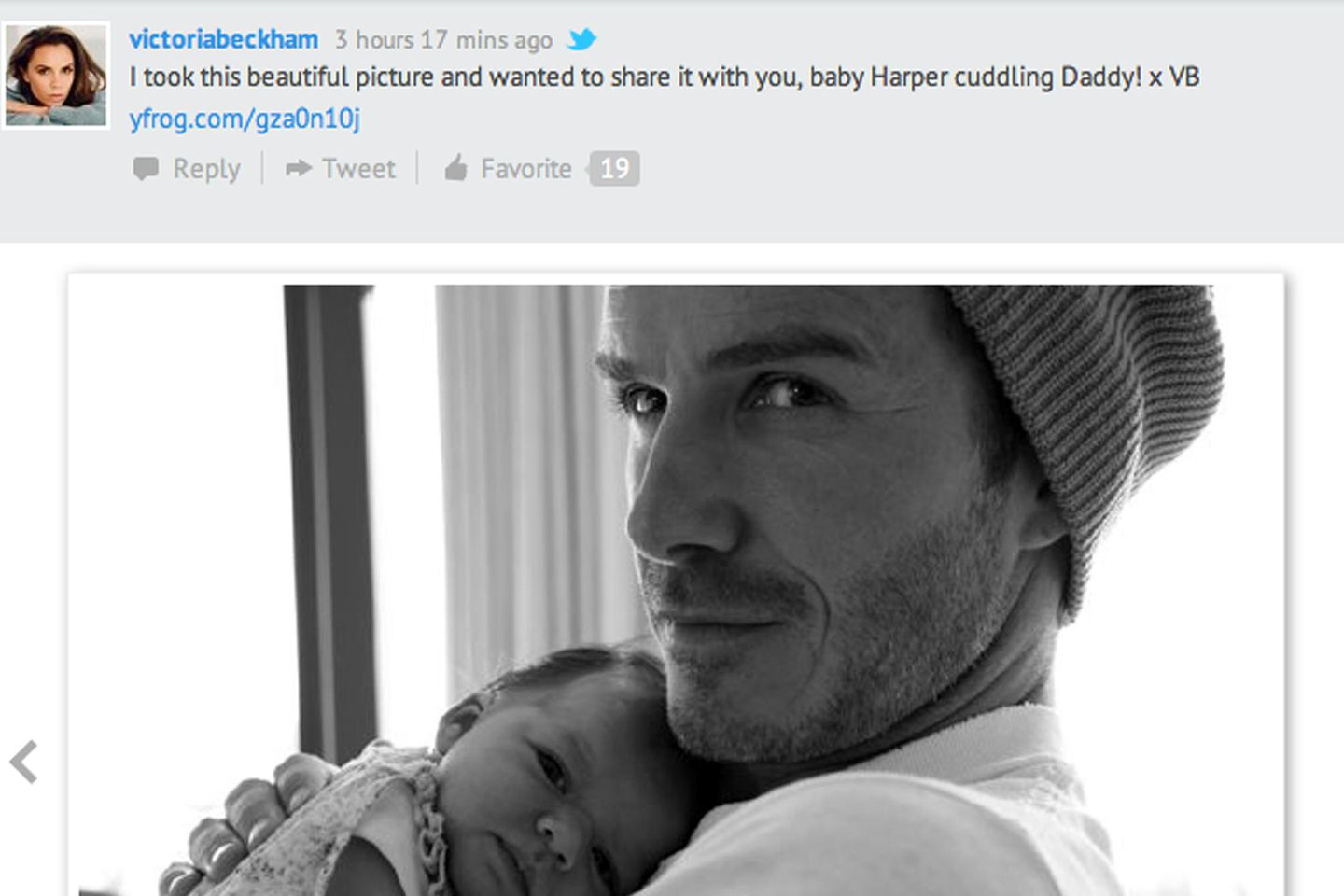 David Beckham muss Victoria beim Stillen helfen