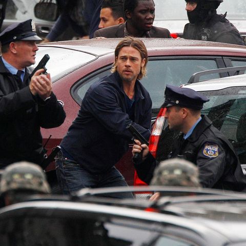 Brad Pitt: Anti-Terror-Einheit stürmt Gelände