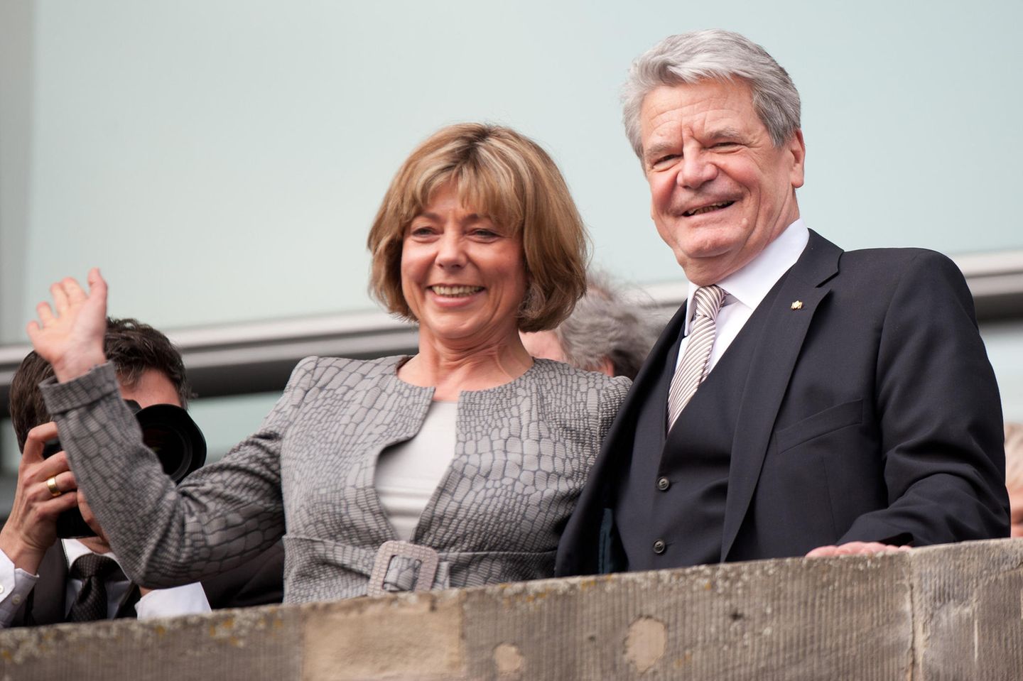 Joachim Gauck und Partnerin Daniela Schadt