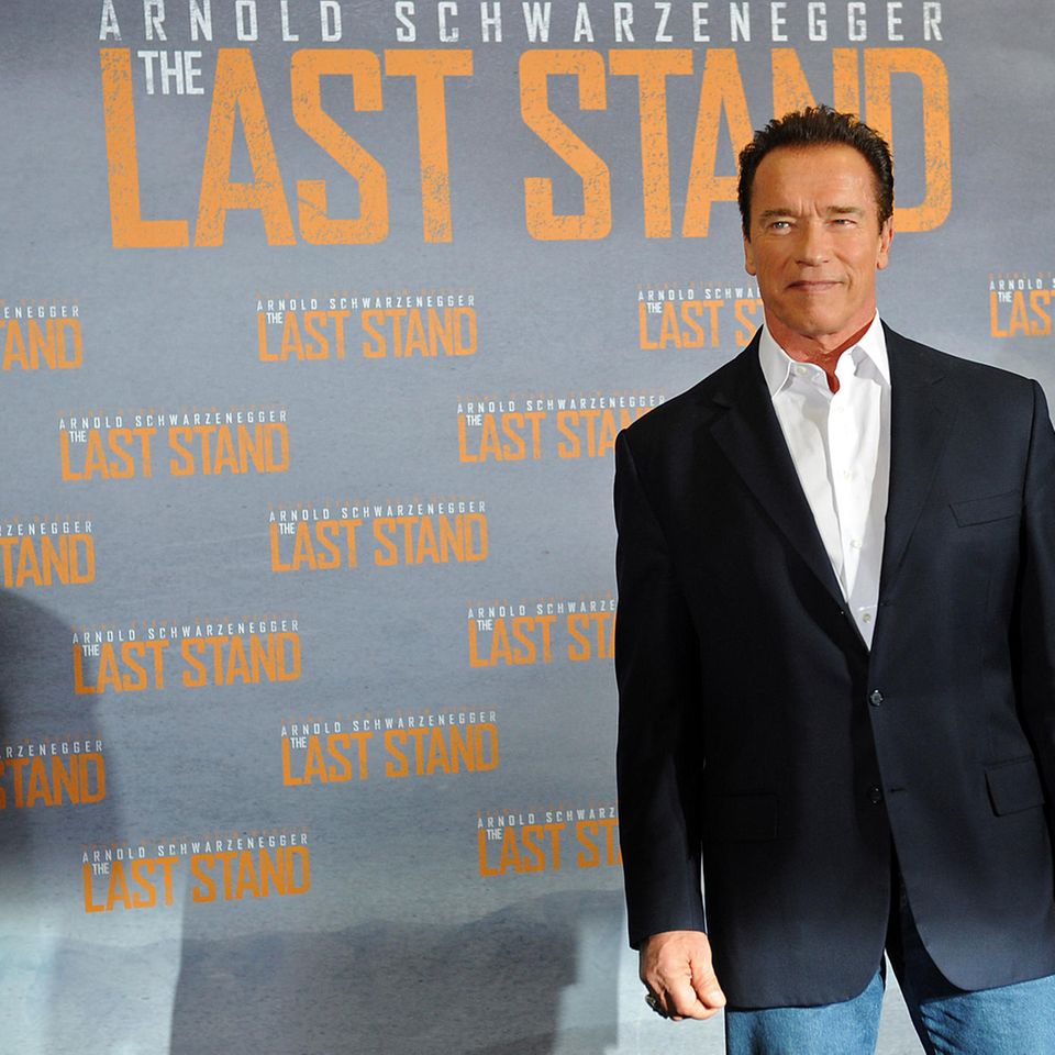 Arnold Schwarzenegger stellt in Köln seinen neuen Film vor