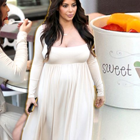 Hat Kim Kardashian schon 30 Kilo zugenommen?
