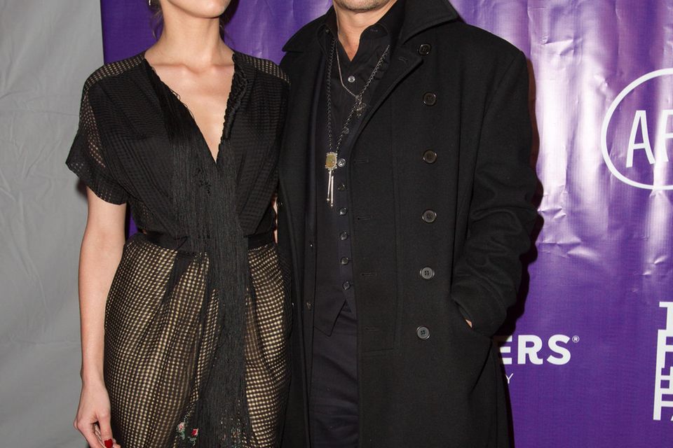 Amber Heard und Johnny Depp verliebt.