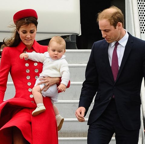 Herzogin Catherine, Baby George und Prinz William