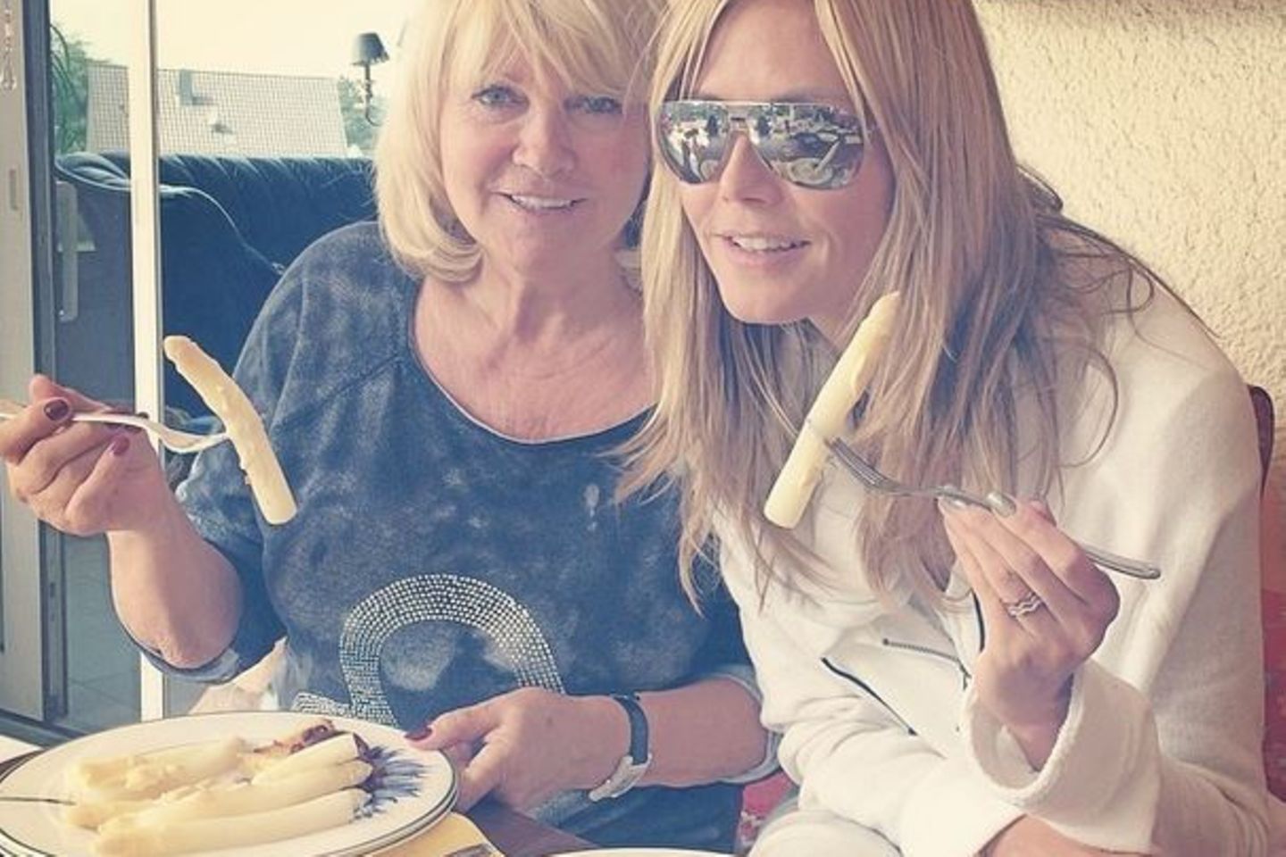 Heidi Klums Spargel sorgt für Wirbel