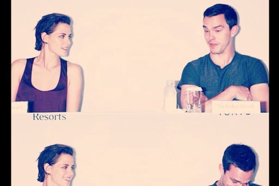 Instagram-Foto: Nicholas Hoult und Kristen Stewart.