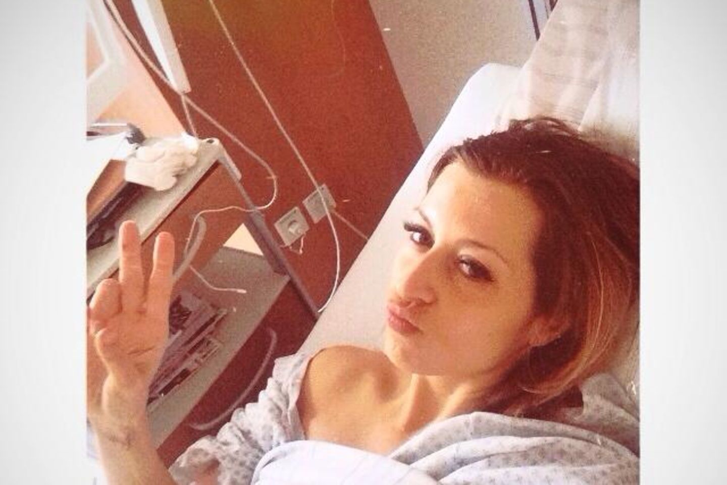 Verena Kerth im Krankenhaus