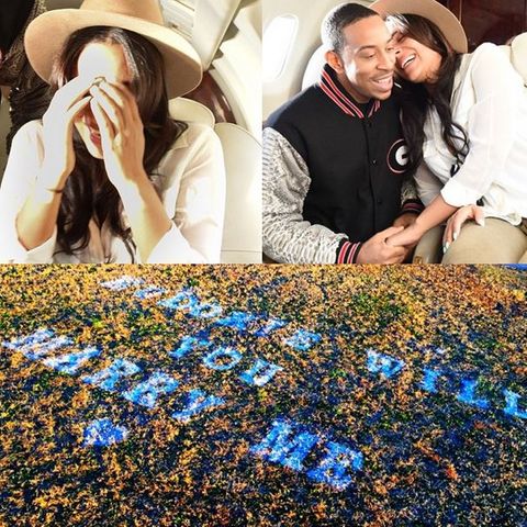 Ludacris: Romantischer Heiratsantrag über den Wolken