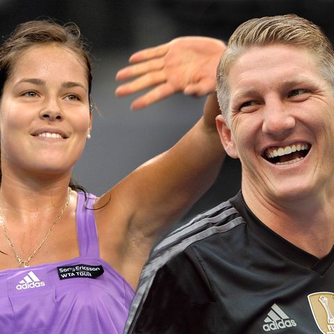 Bastian Schweinsteiger und Ana Ivanovic
