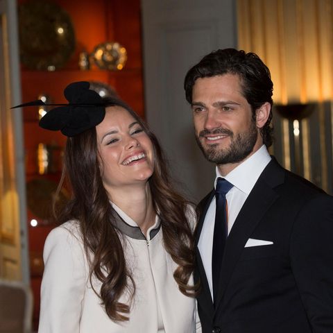 Sofia Hellqvist und Prinz Carl Philip bei der Zeremonie