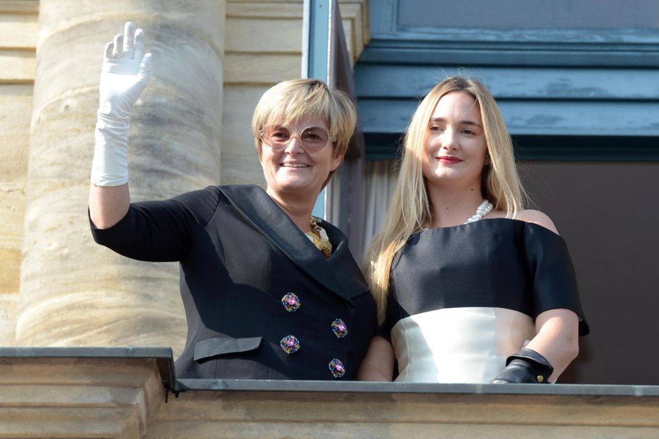 Prinzessin Gloria von Thurn mit ihrer Tochter Maria Theresia Wilson (39) im Jahr 2012.