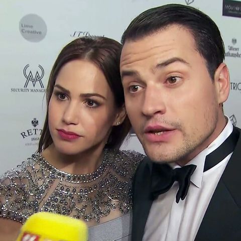 Angelina Heger und Rocco Stark beim Wiener Filmball