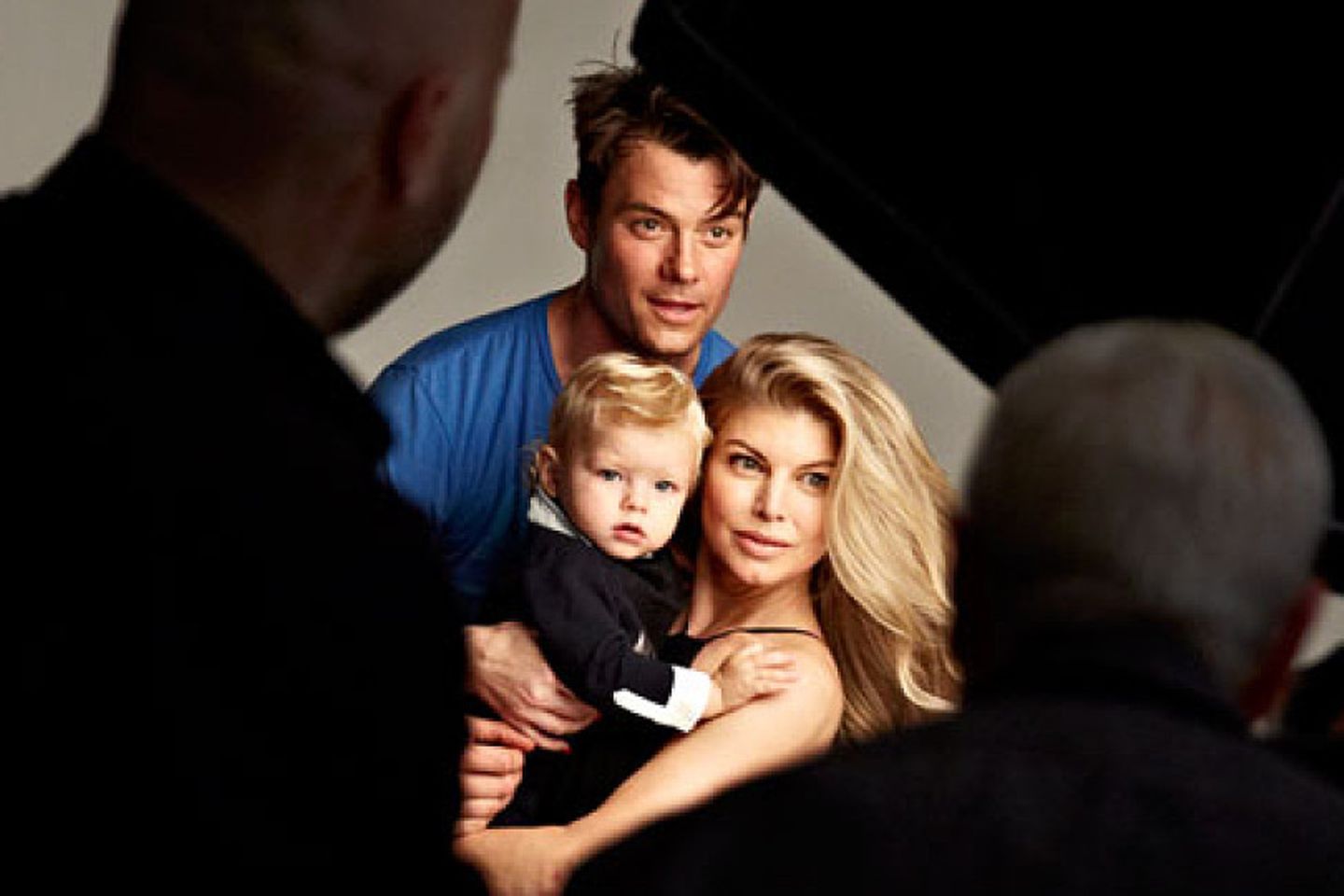 Fergie, Josh Duhamel und ihr Sohn Axl beim 'Allure'-Fotoshooting