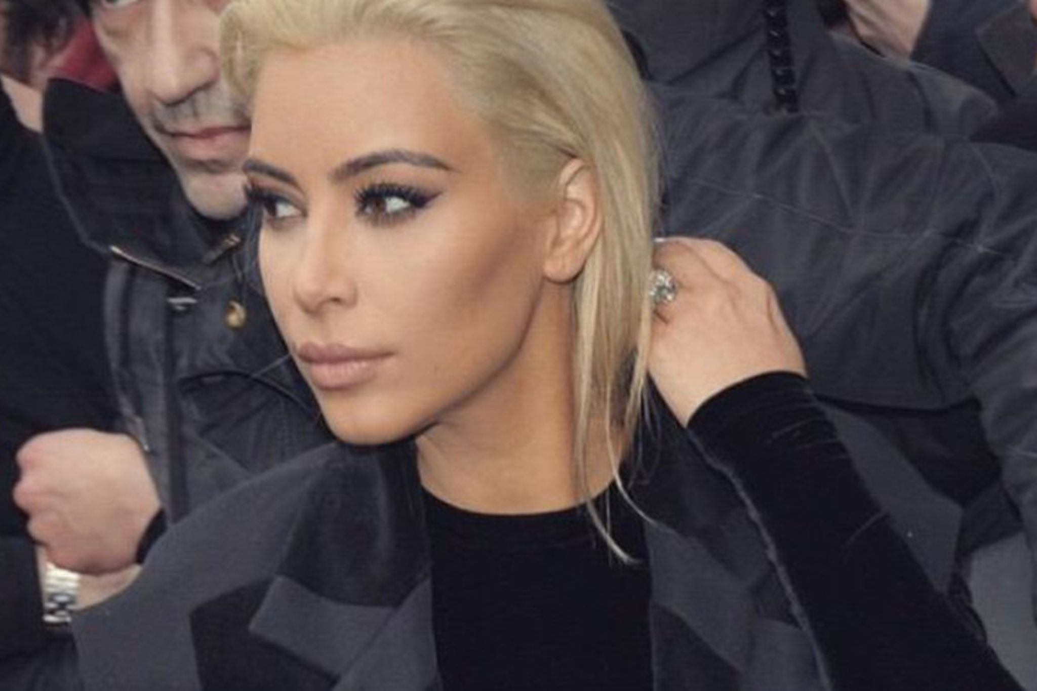 Kim Kardashian kurze Haare