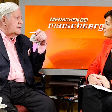 Helmut Schmidt bei Maischberger: "96 ist lästig"