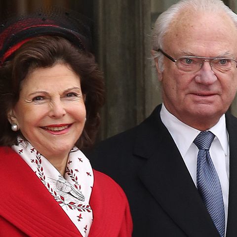 König Carl Gustav und Königin Silvia besuchen Prinzessin Madeleine und ihren Sohn
