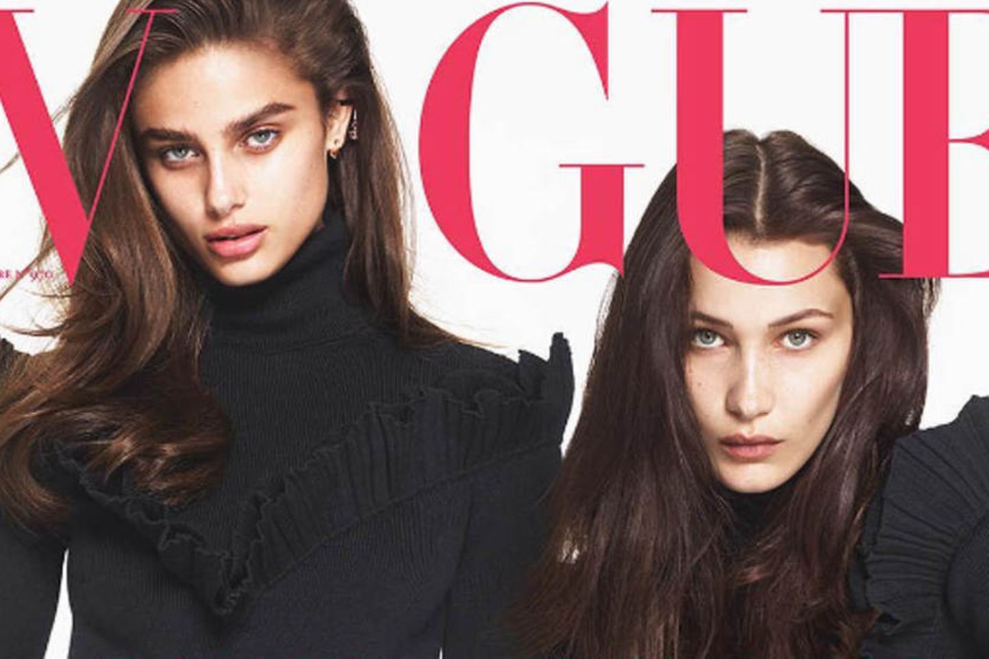 Bella Hadid posiert für die französische Vogue