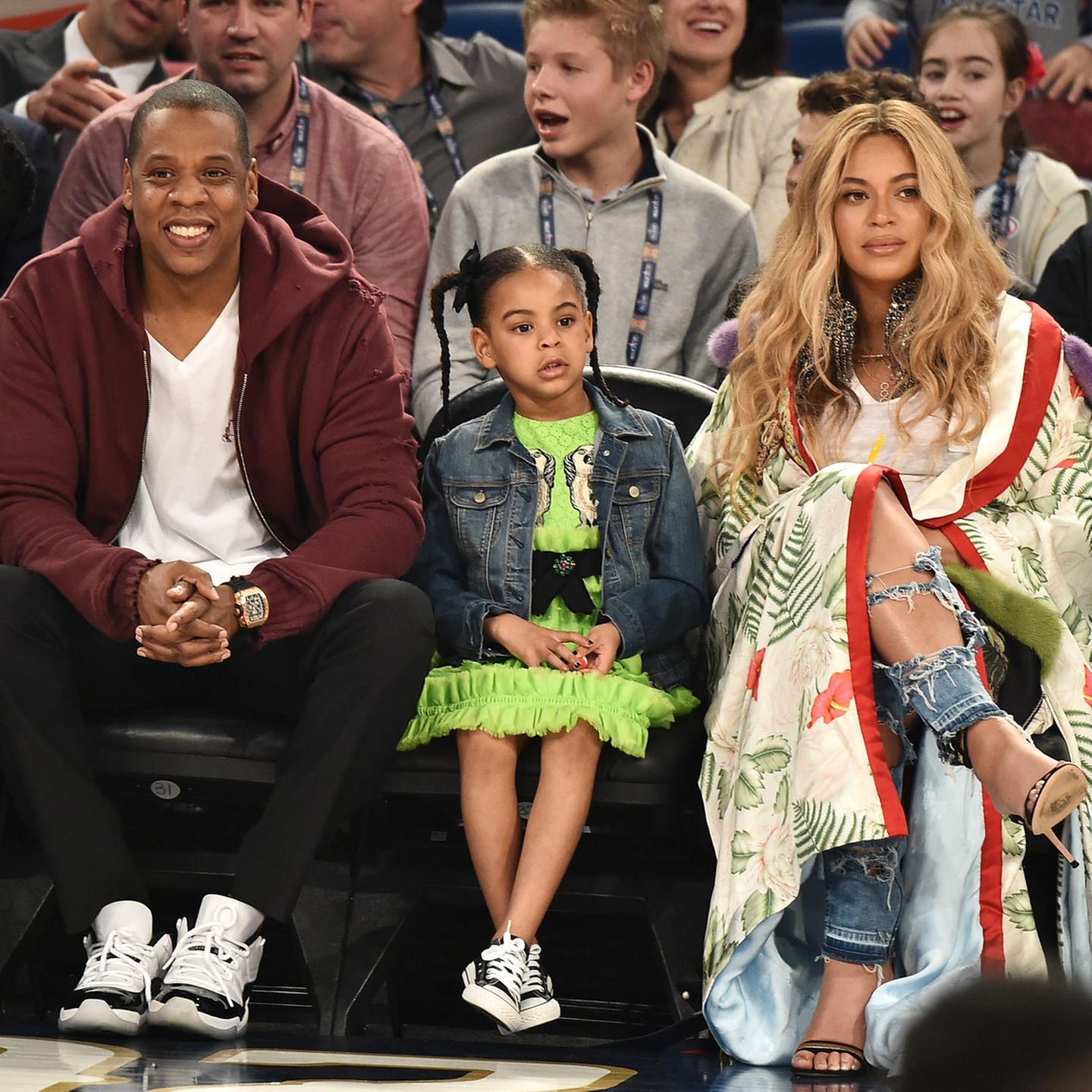 von und für Ivy: Blue Empörung Beyoncé Tochter sorgt Z Jay Die