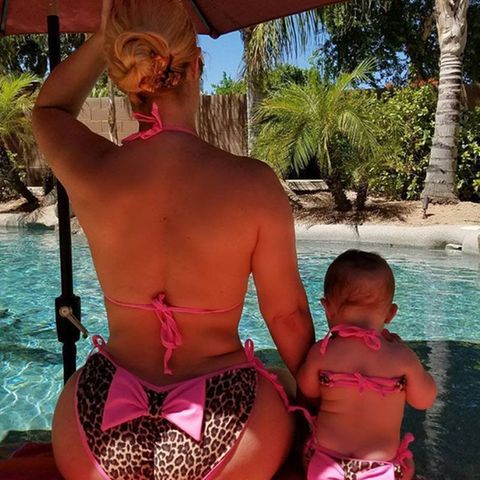 Bikini-Girls! Coco Austin und Töchterchen Chanel im Partner-Look