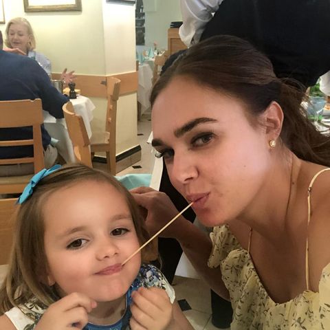 amara Ecclestone genießt es,  Zeit mit ihrer vierjährigen Tochter Sophia zu verbringen.