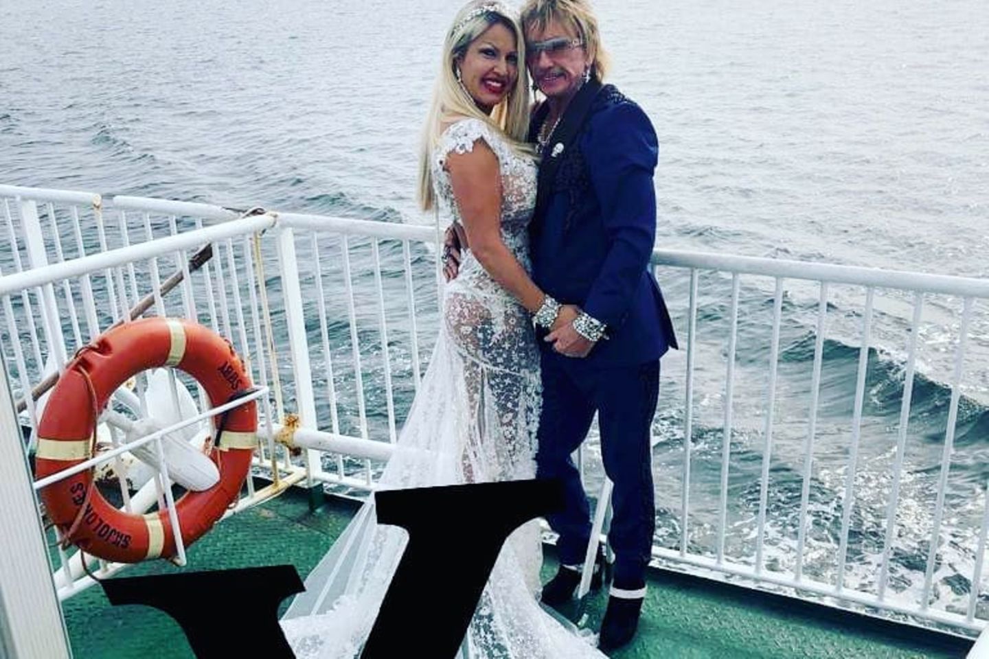 Ginger Costello Wollersheim und Bert Wollersheim bei ihrer Hochzeit.