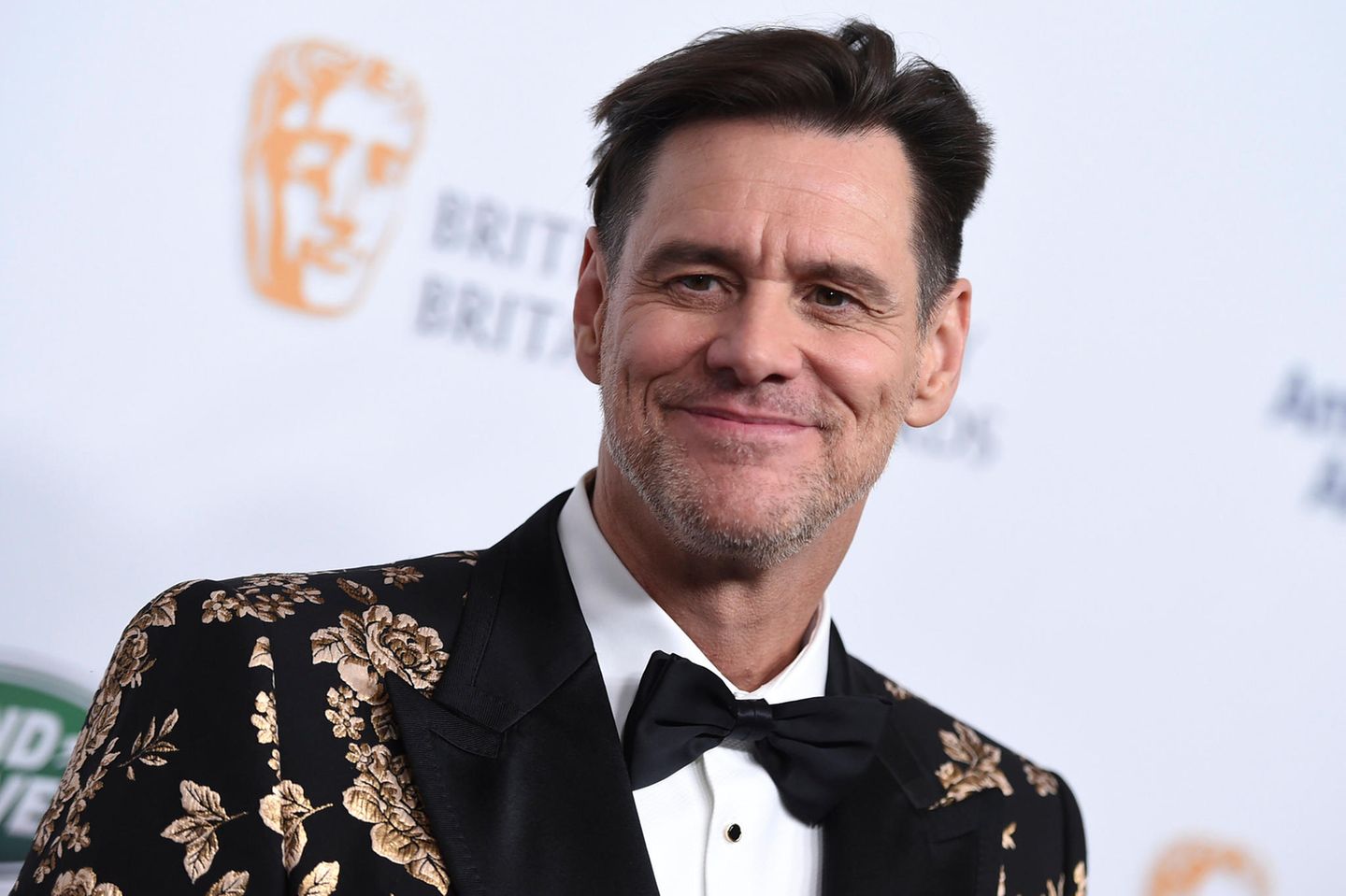 26.10.2018, USA, Beverly Hills: Jim Carrey, Schauspieler aus den USA und Kanada, kommt zu den British Academy Film Awards (BAFT…