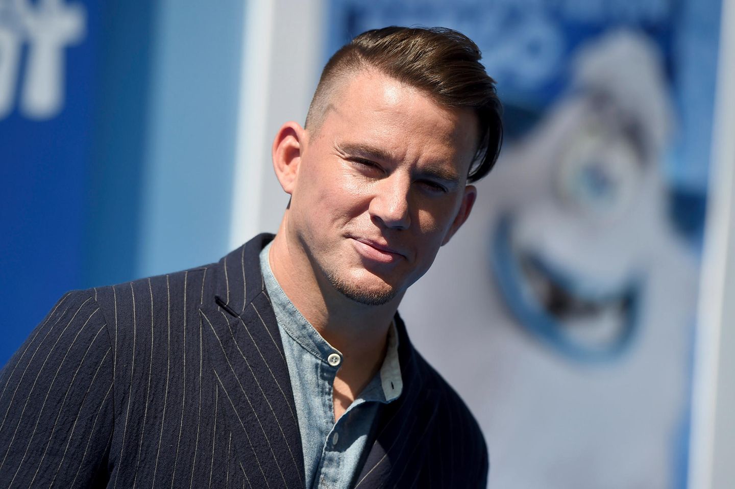 Nackt unter der Dusche: Channing Tatum hat eine Wette verloren