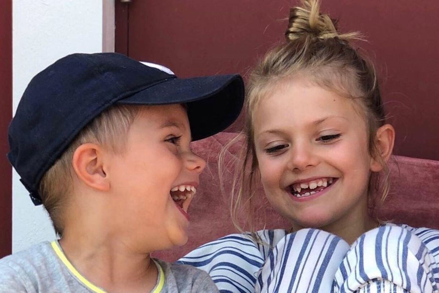Prinz Oscar und Prinzessin Estelle