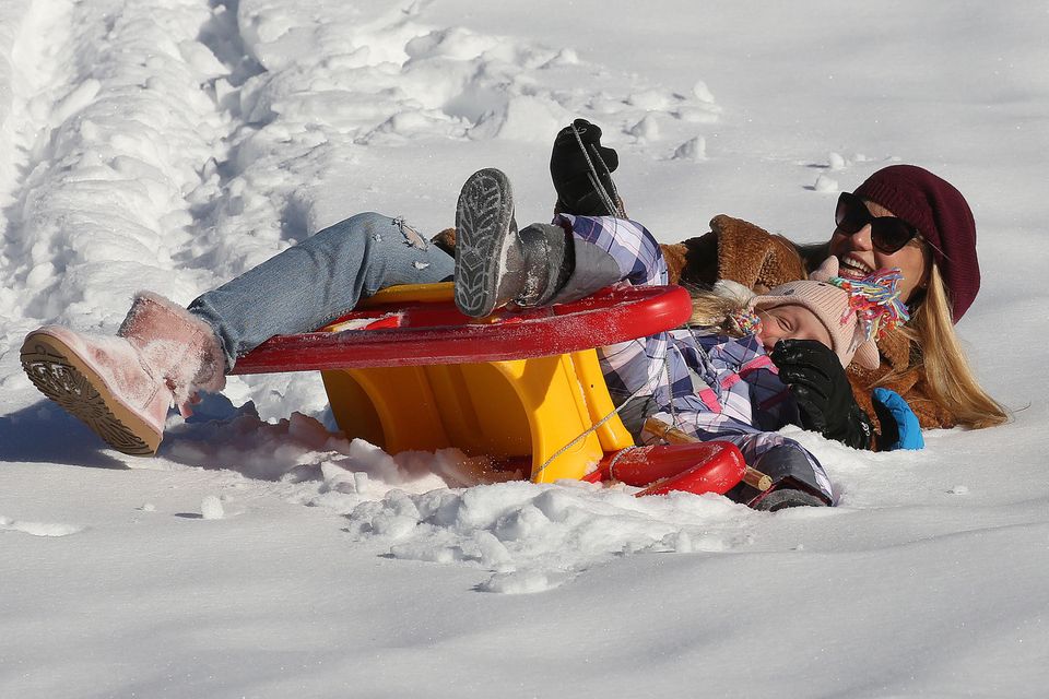 Michelle Hunziker: Schnee-Spaß mit der ganzen Familie