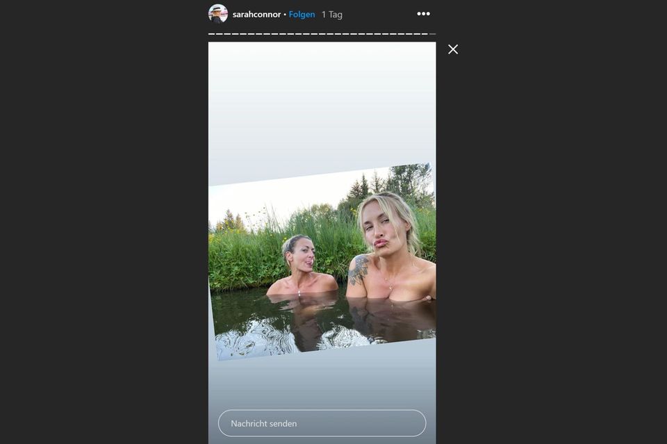 Sarah Connor ist mit ihrer Schwester in Island unterwegs.