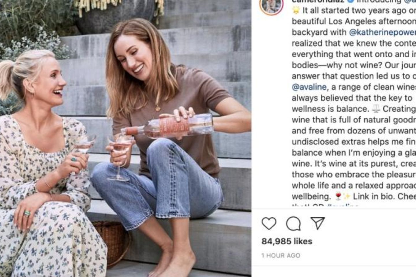 Cameron Diaz macht jetzt Wein