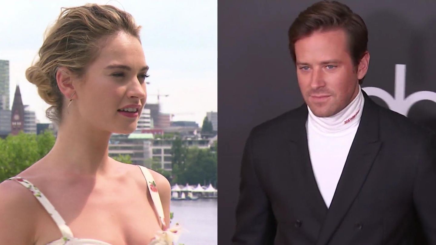 Hatte Lily James auch mit Schauspielkollege Armie Hammer eine Affäre?