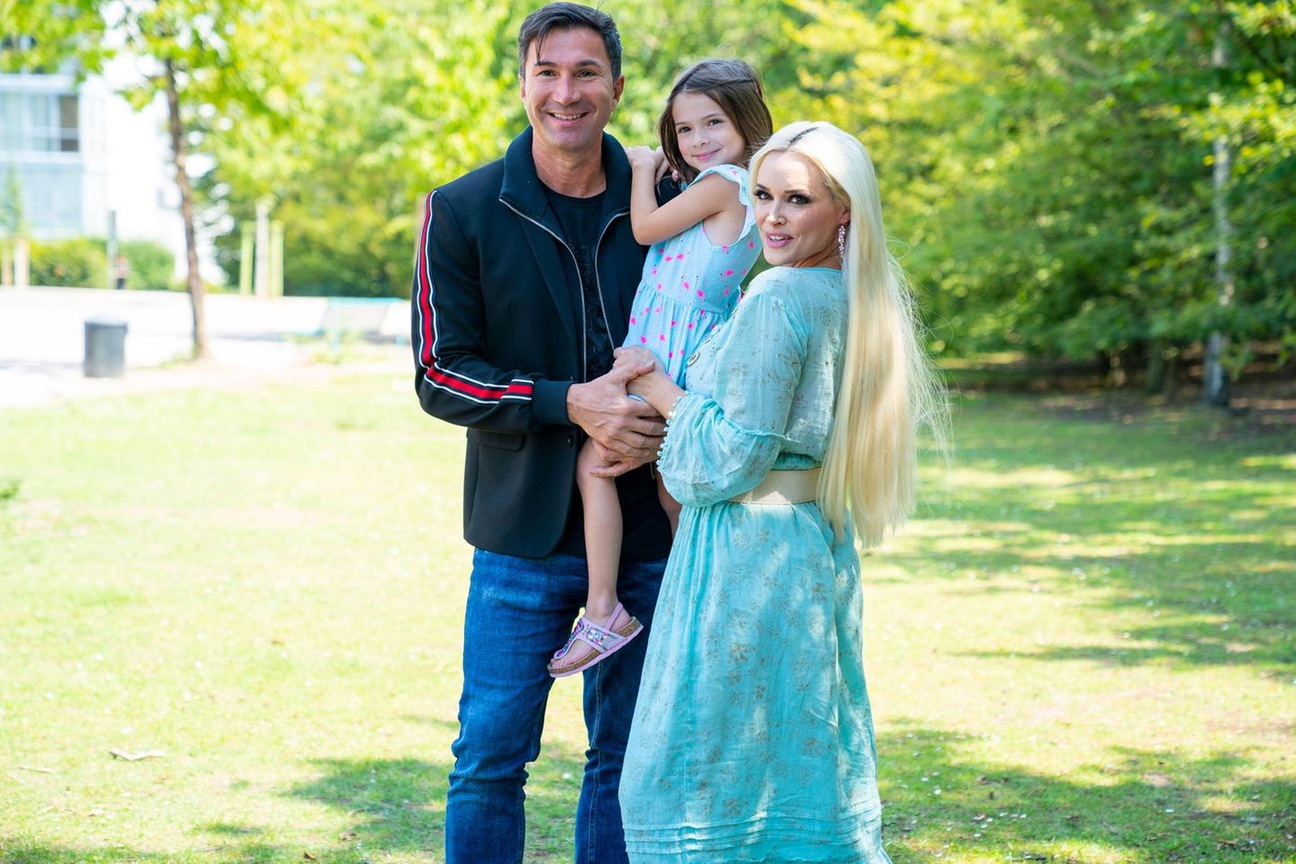 Daniela Katzenberger mit Ehemann Lucas Cordalis und Tochter Sophia