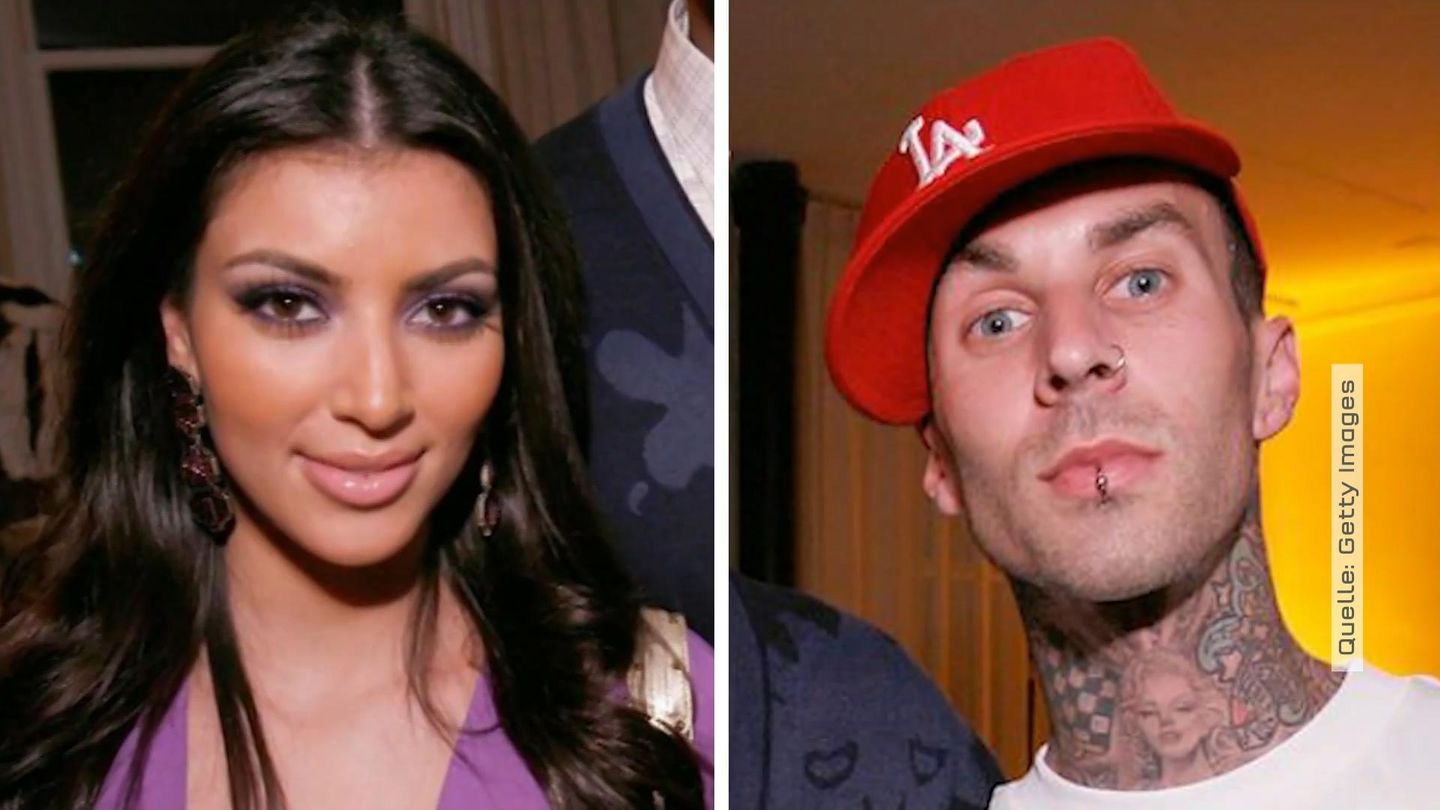 Seine Ex-Freundin behauptet Kim Kardashian hatte Affäre mit Travis Barker!