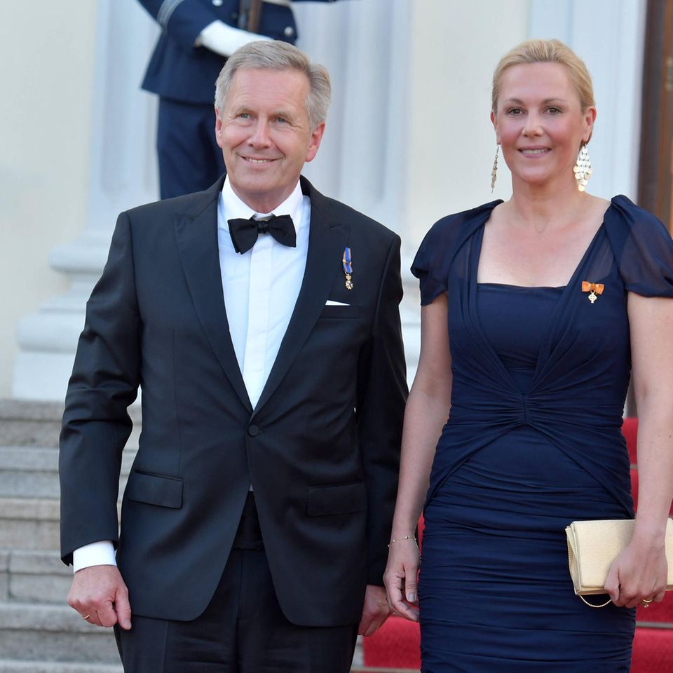 Dinner im Schloss Bellevue: Christian & Bettina Wulff: Auftritt nach Liebes-Comeback beim Staatsbankett mit Königin Máxima