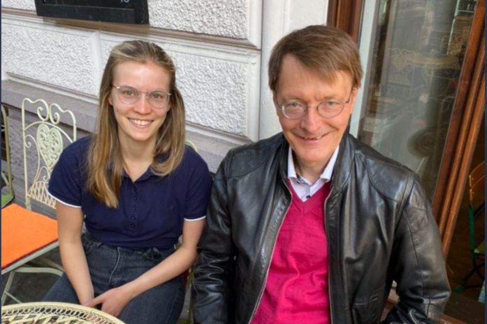 Karl Lauterbach teilt seltenes Foto mit seiner Tochter Rosa