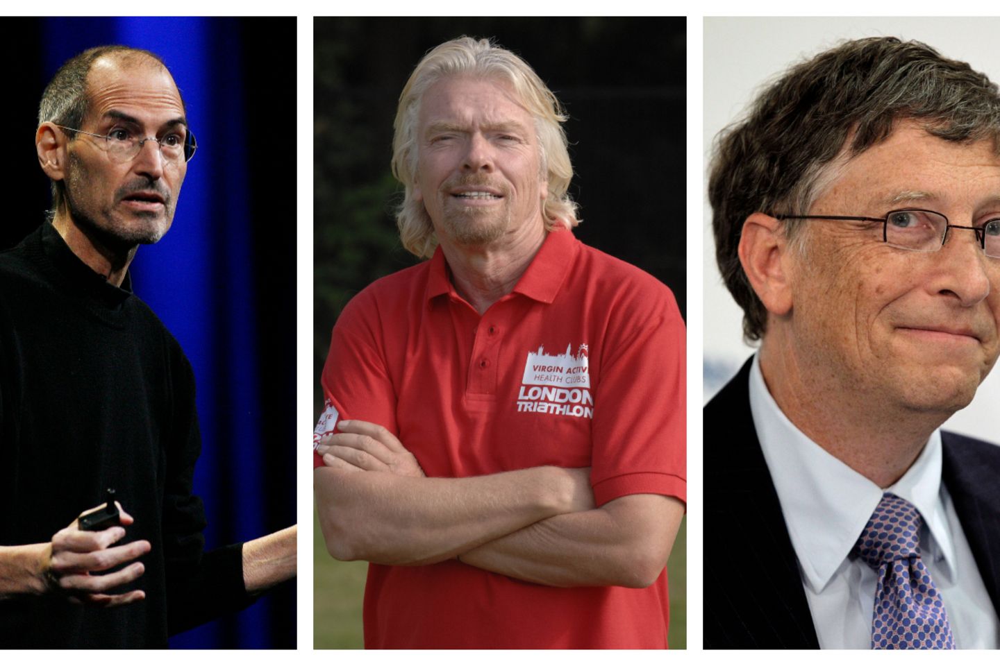 Steve Jobs, Richard Branson und Bill Gates leiden an Legasthenie