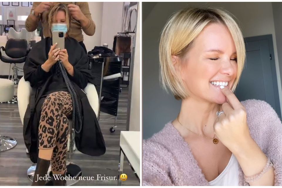 Monica zeigt ihre Kurzhaarfrisur auf Instagram.