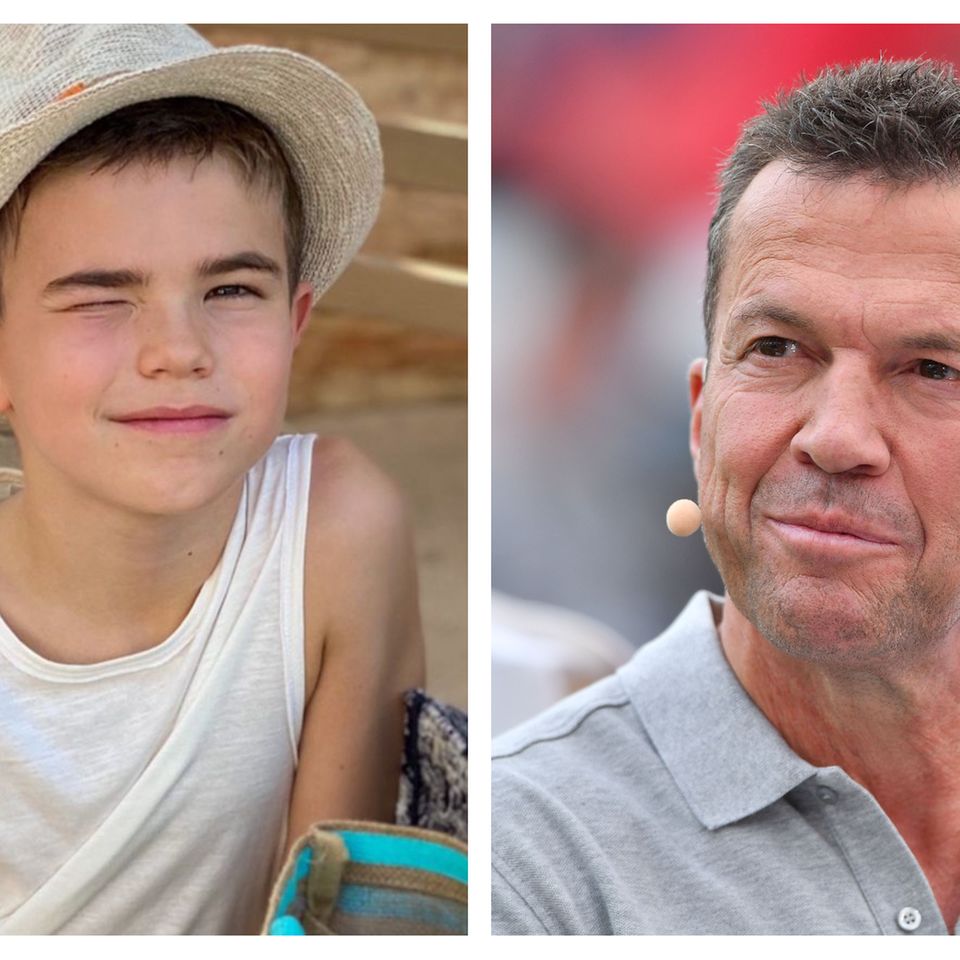 Milan (7) ist seinem Vater Lothar Matthäus wie aus dem Gesicht geschnitten