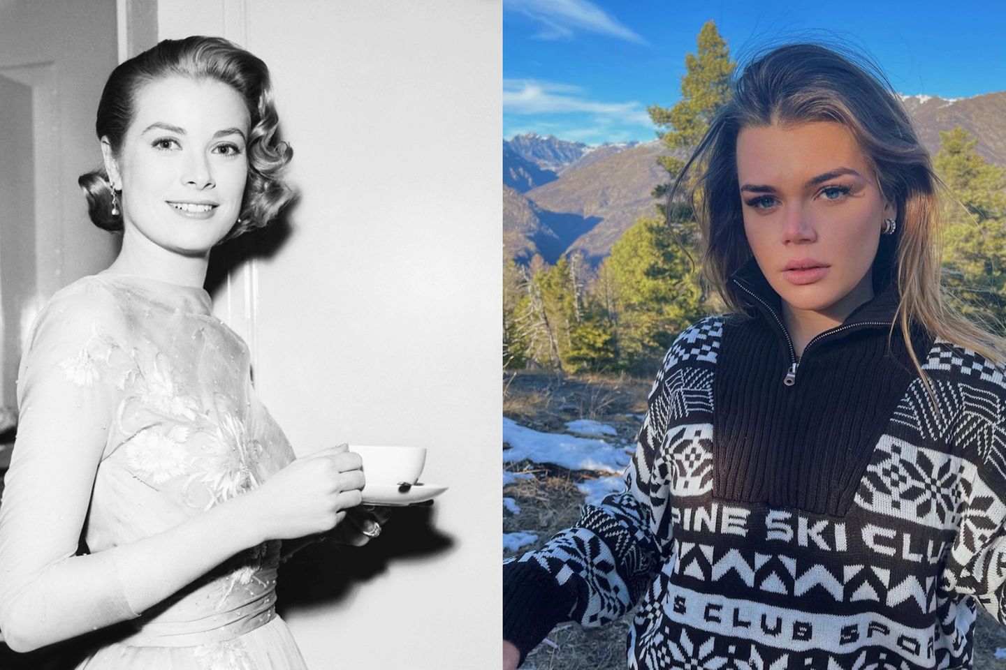 Die Ähnlichkeit zwischen Camille Gottlieb und ihrer berühmten Großmutter Grace Kelly ist nicht zu übersehen