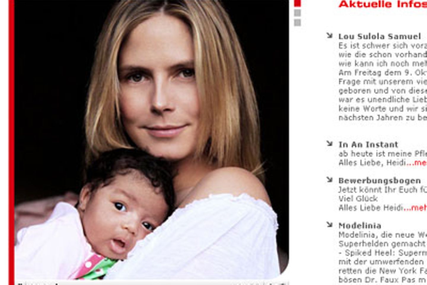Heidi Klum im Familienstress