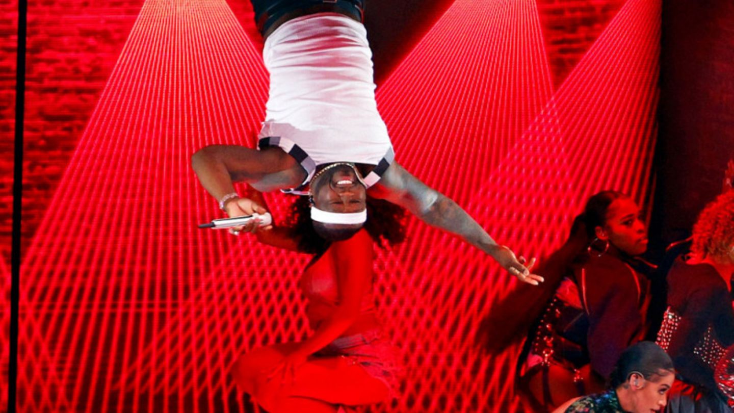 50 Cent Überraschender Auftritt bei der Super Bowl LVIHalbzeitshow