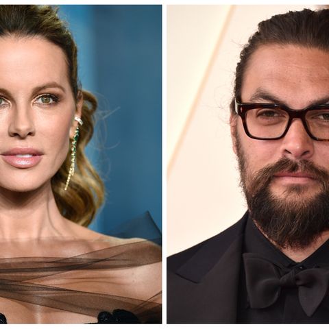 Was geht denn hier ab?!: Hier kommen sich Kate Beckinsale und Jason Momoa bei den Oscars 2022 ziemlich nah