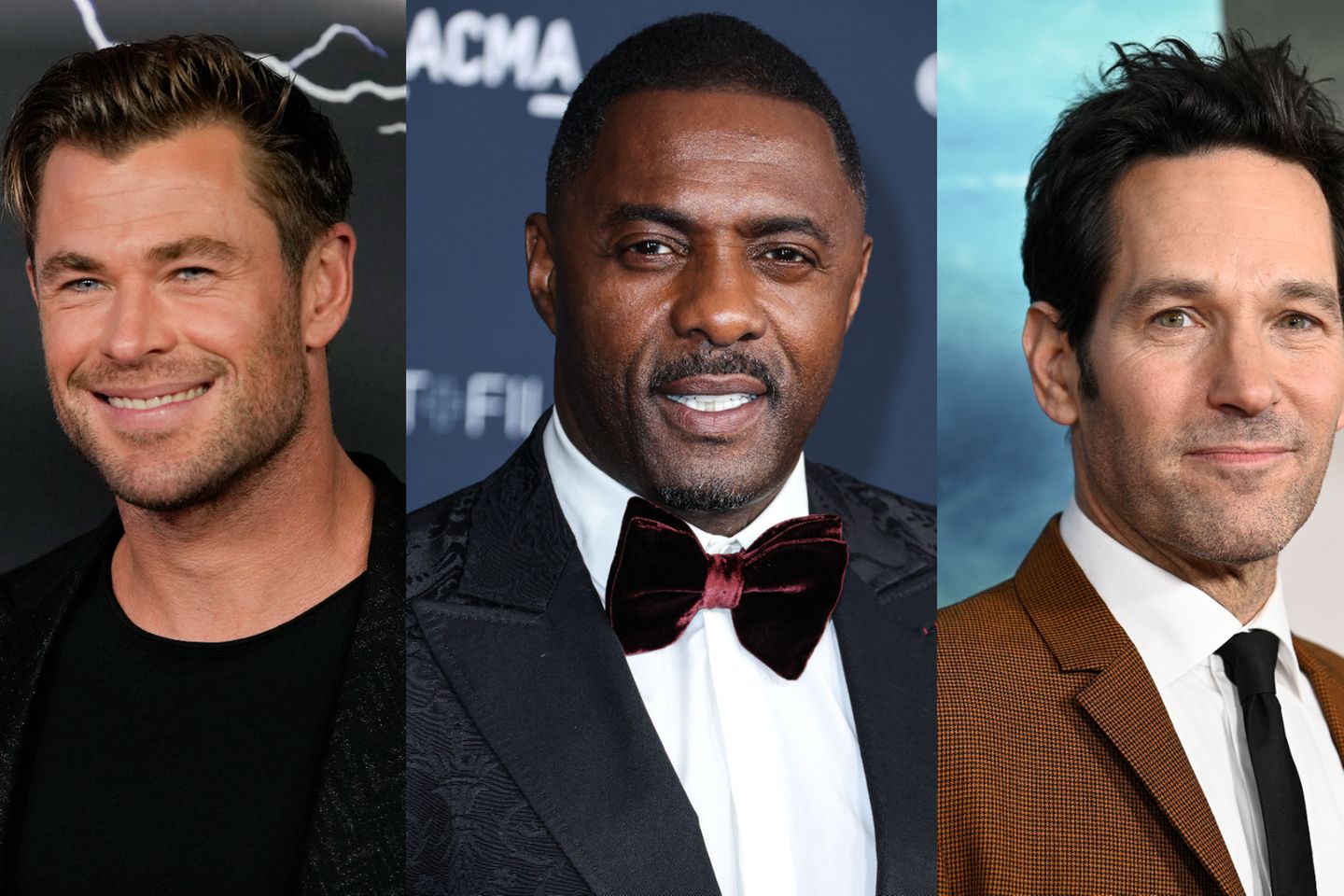 Chris Hemsworth, Idris Elba, Paul Rudd