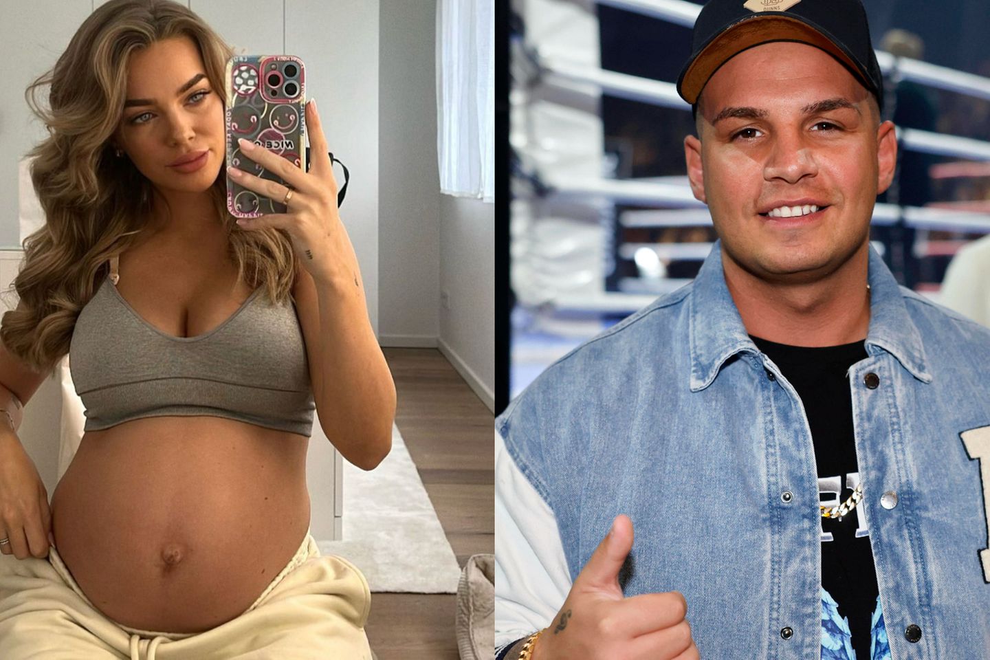 Laura Maria Rypa teilt neue Fotos ihres Schwangerschafts-Shootings – und ihr Verlobter Pietro ist natürlich für einen guten Spr…