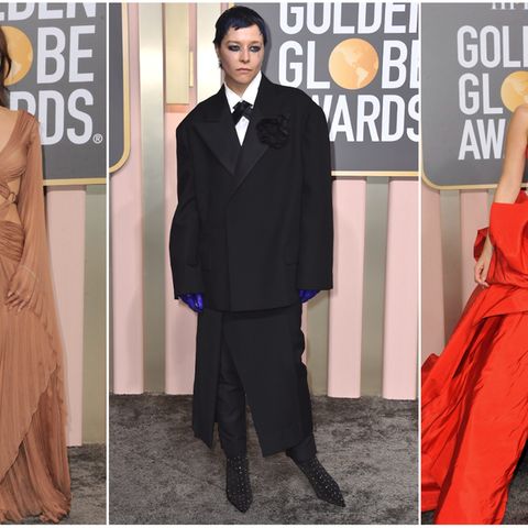 Von All-black bis Knallfarbe: Golden Globes 2023: Diese Looks waren echte Hingucker auf dem roten Teppich