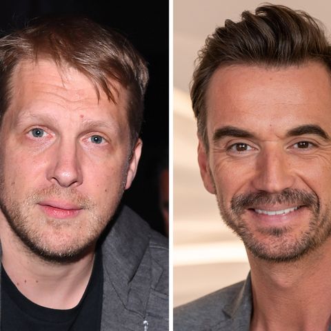 Collage aus 2 Bildern: links ist Oliver Pocher zu sehen, rechts Florian Silbereisen