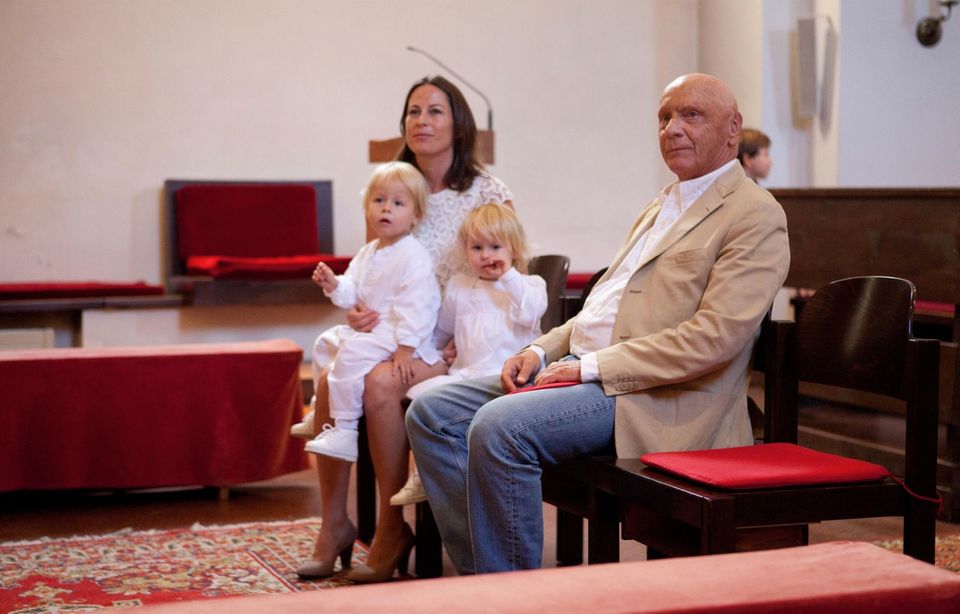 Niki Lauda Taufe Kinder Max und Mia
