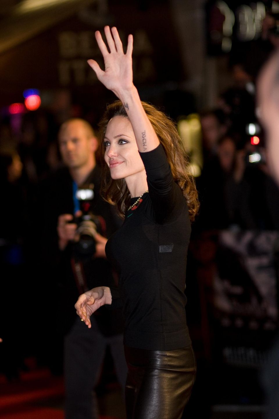 Angelina Jolie Film Premiere Beowulf London