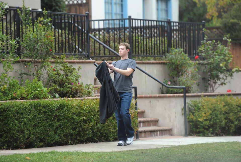 Mark Zuckerberg Facebook-Erfindet lebt bescheiden