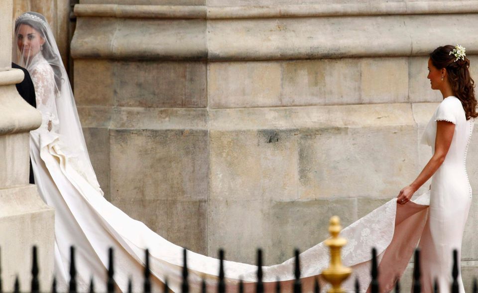 Hochzeit Kate William Hochzeitskleid Pippa Middleton Kleid